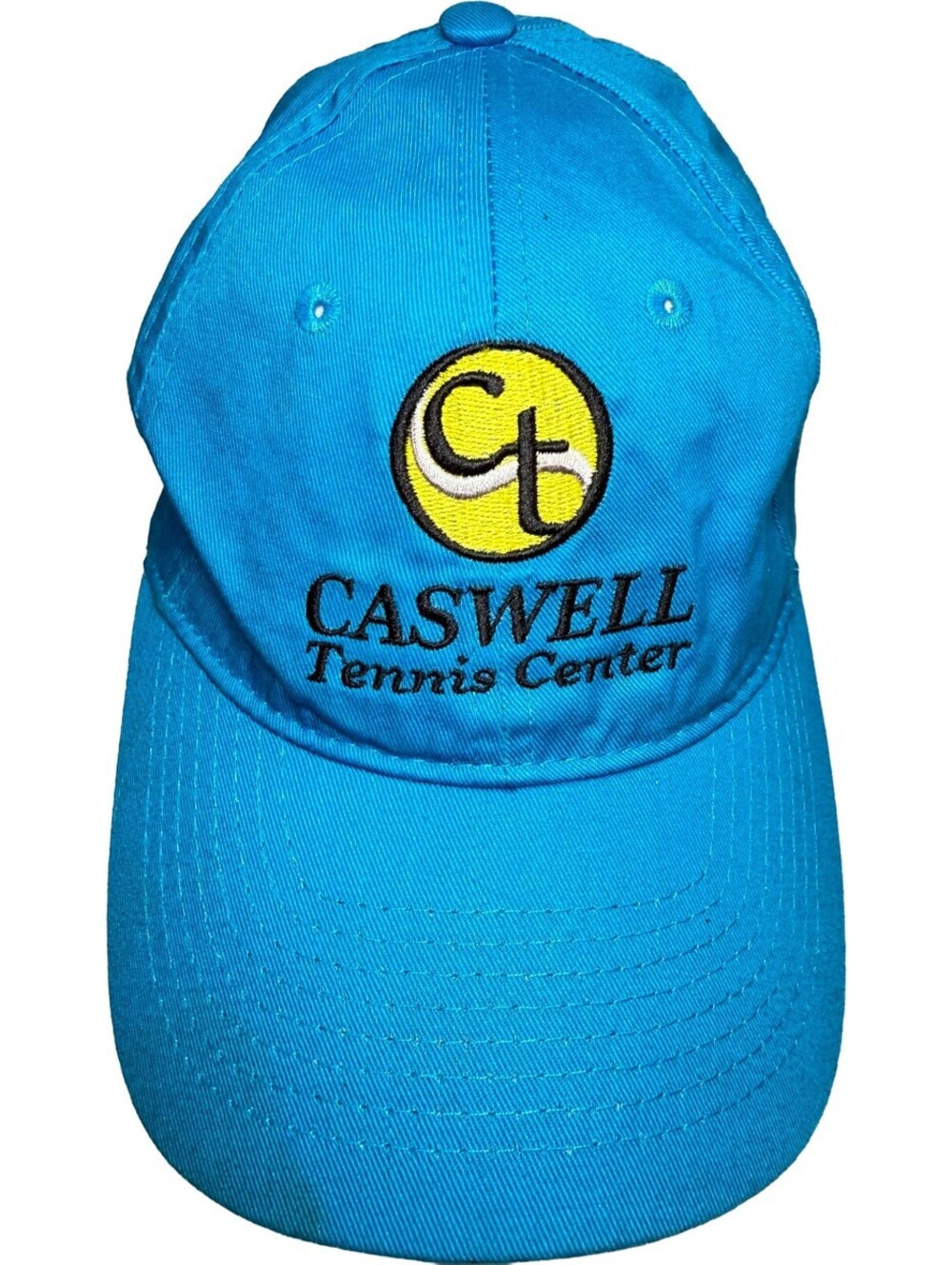Caswell Tennis Center Hat Blue Port Authority 1 Size Cap Austin Texas Sportsclub